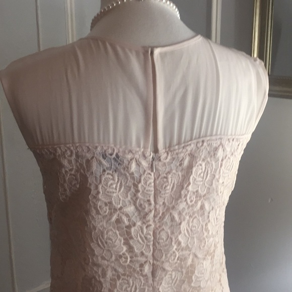 Reiss lace blush dress 4 - Picture 6 of 8